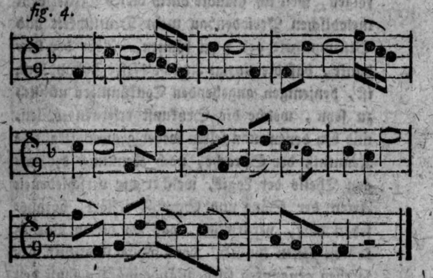 Notenbeyspiel: fig. 4, enger Satz mit erweitertem Subject und Prädicat