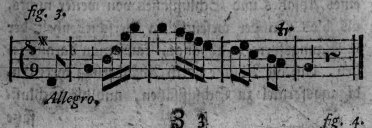 Notenbeyspiel: fig. 3, Allegro, vollständiger enger Satz