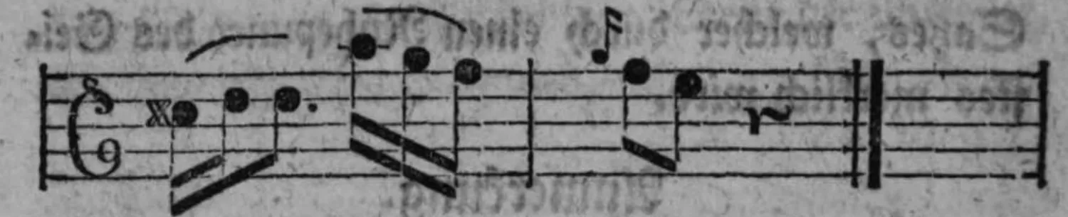 Notenbeyspiel: Adagio, Fortsetzung und Schluß