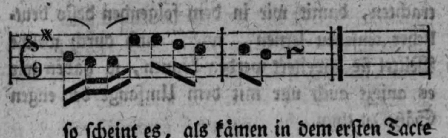 Notenbeyspiel: Fortsetzung und Schluß