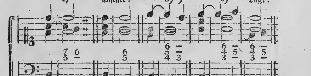 Notenbeyspiel: §.169, Buchstaben a) anstatt: b)) c) (Bildbeischrift »schlechte Lagen:«), Vorhalte im Quintsexten-, Terzquarten- und Sekundenakkorde