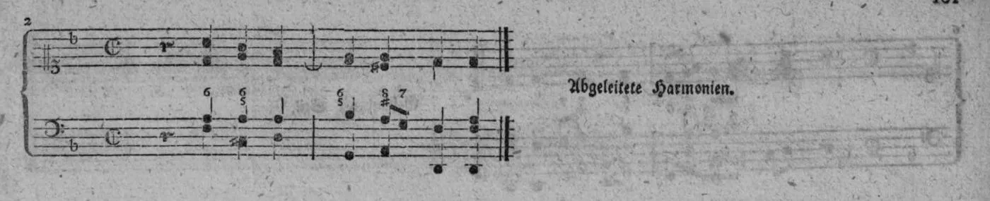 Notenbeyspiel, gedr. 101, Sechste Strophe, Nro. 2