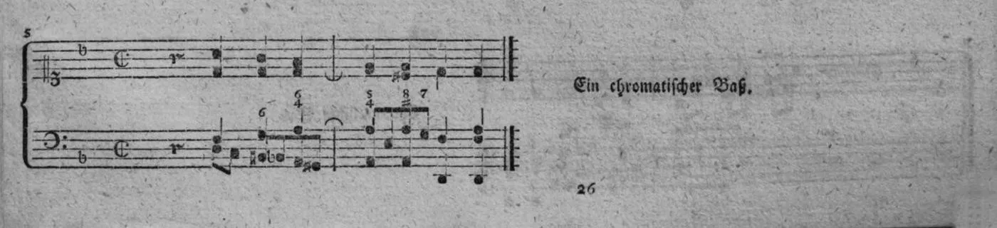 Notenbeyspiel, gedr. 101, Sechste Strophe, Nro. 5