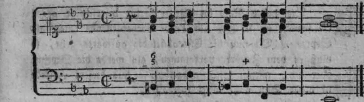 Notenbeyspiel, gedr. 33, zweite Zeile
