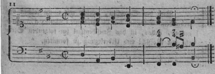 Notenbeyspiel, gedr. 43, Nro. 11