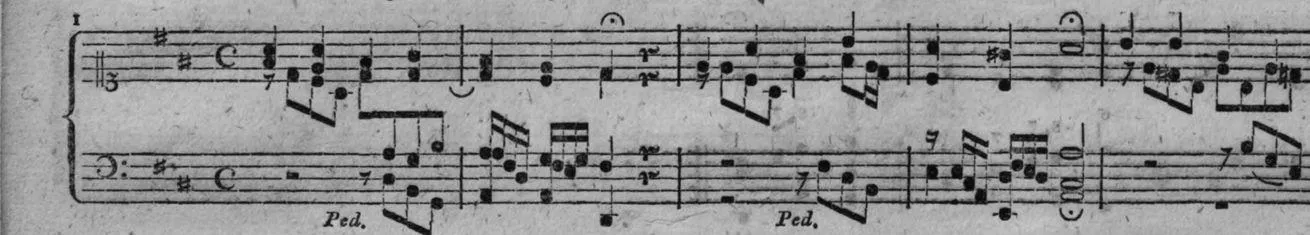 Notenbeyspiel, gedr. 48, Veränderungen, Nro. 1, Anfang