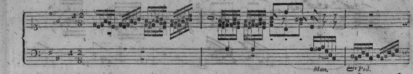 Notenbeyspiel, gedr. 51: Vorspiel mit voller Orgel, Anfang