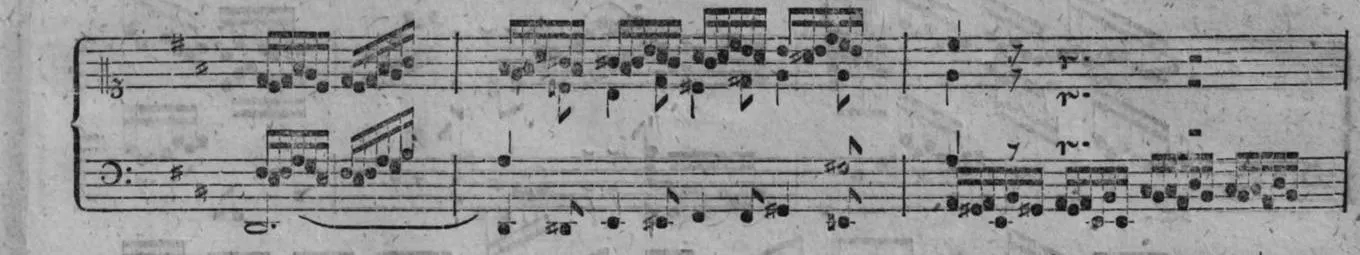 Notenbeyspiel, gedr. 51: Vorspiel mit voller Orgel, Fortsetzung