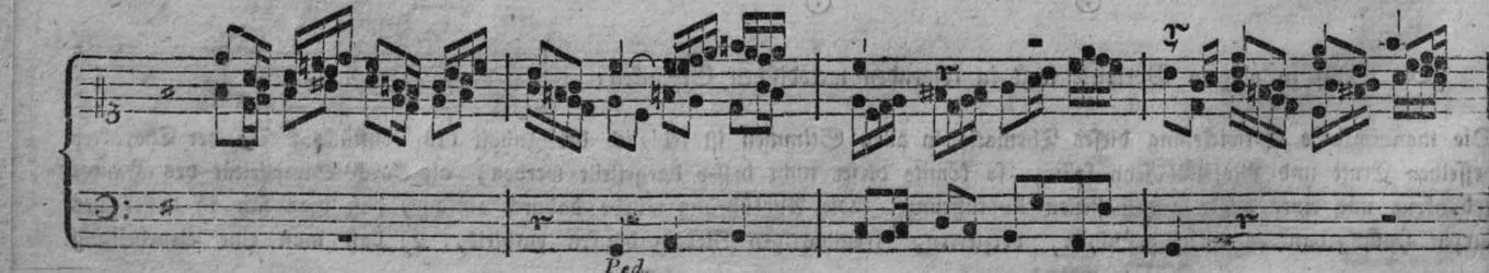 Notenbeyspiel, gedr. 54: Vorspiel, Fortsetzung
