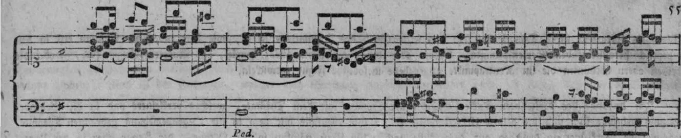 Notenbeyspiel, gedr. 55: Vorspiel, Fortsetzung