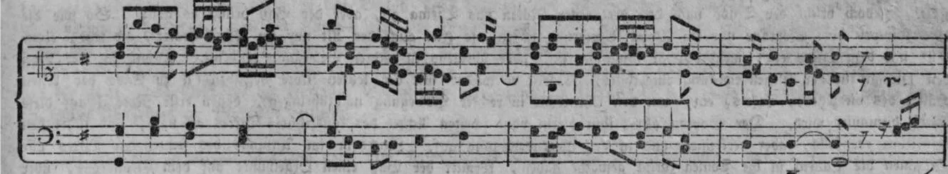 Notenbeyspiel, gedr. 55: Vorspiel, Fortsetzung