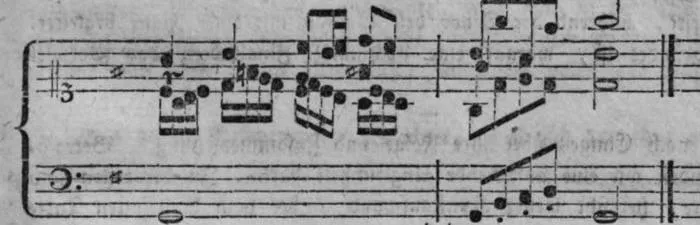 Notenbeyspiel, gedr. 55: Vorspiel, Schluß