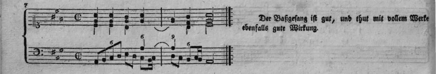 Notenbeyspiel, gedr. 70: veränderte Begleitung Nro. 7