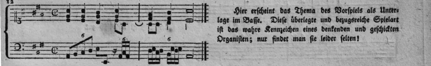 Notenbeyspiel, gedr. 71: veränderte Begleitung Nro. 12