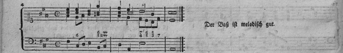 Notenbeyspiel, gedr. 72, Zweite Strophe, Nro. 4