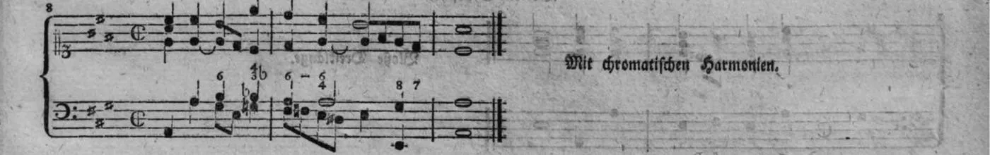 Notenbeyspiel, gedr. 73, Zweite Strophe, Nro. 8