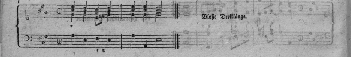 Notenbeyspiel, gedr. 74, Dritte Strophe, Nro. 1