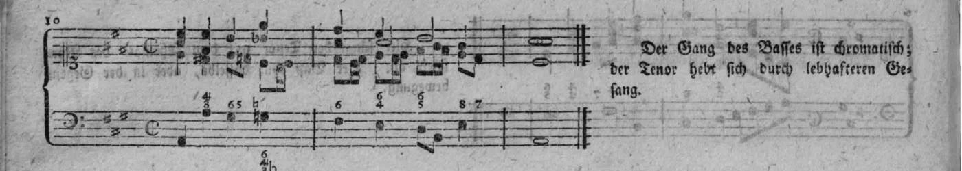 Notenbeyspiel, gedr. 74, Zweite Strophe, Nro. 10