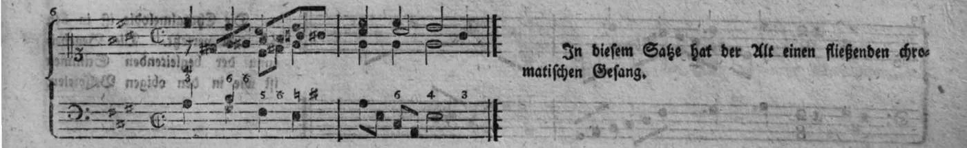 Notenbeyspiel, gedr. 75, Dritte Strophe, Nro. 6