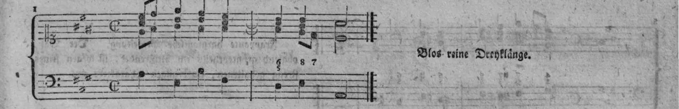 Notenbeyspiel, gedr. 77, Vierte Strophe, Nro. 1