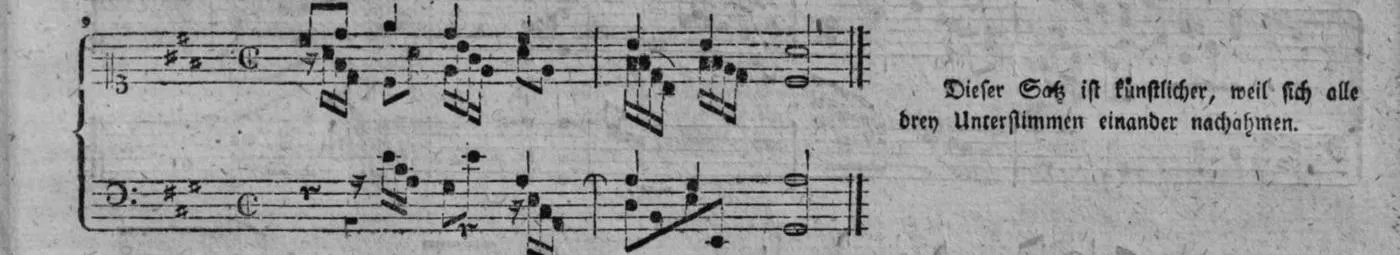 Notenbeyspiel, gedr. 79, Vierte Strophe, Nro. 9