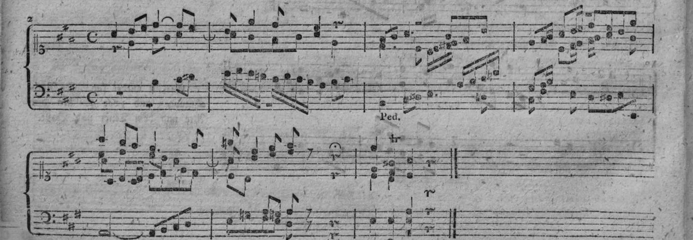 Notenbeyspiel, gedr. 80: Einige kleine Vorspiele zu obigem Chorale, Nro. 2