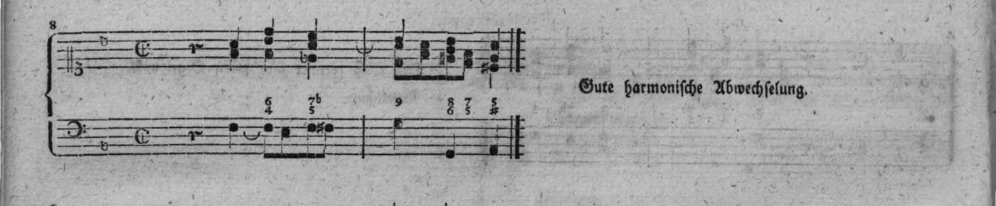 Notenbeyspiel, gedr. 92, Zweite Strophe, Nro. 8
