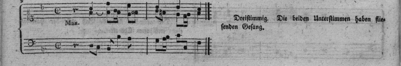 Notenbeyspiel, gedr. 92, Zweite Strophe, Nro. 9