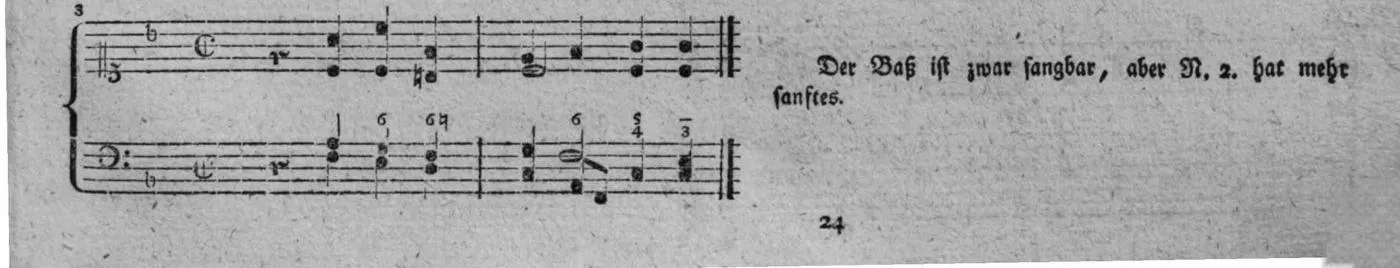 Notenbeyspiel, gedr. 93, Dritte Strophe, Nro. 3