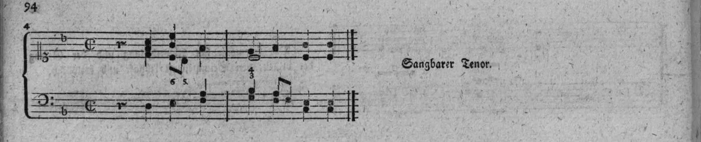 Notenbeyspiel, gedr. 94, Dritte Strophe, Nro. 4
