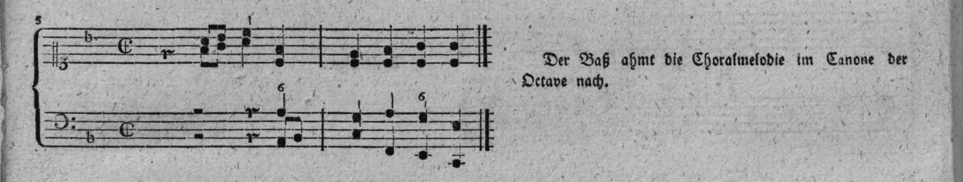 Notenbeyspiel, gedr. 94, Dritte Strophe, Nro. 5