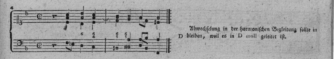 Notenbeyspiel, gedr. 96, Vierte Strophe, Nro. 4