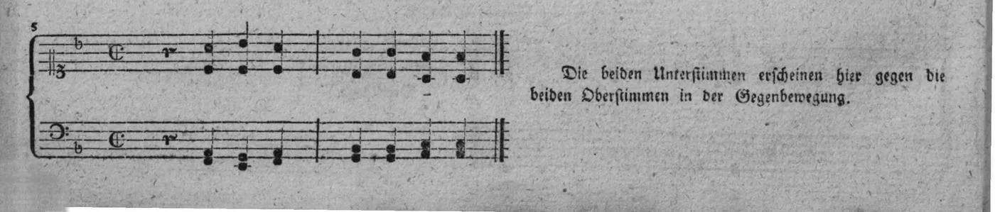 Notenbeyspiel, gedr. 96, Vierte Strophe, Nro. 5