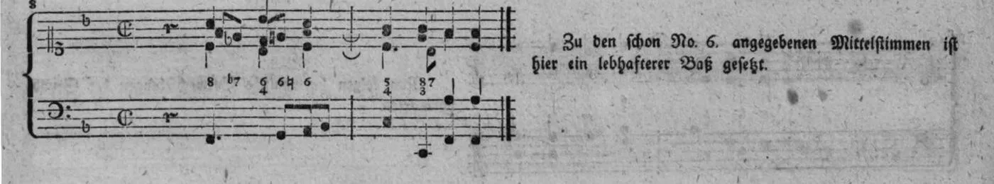 Notenbeyspiel, gedr. 97, Vierte Strophe, Nro. 8