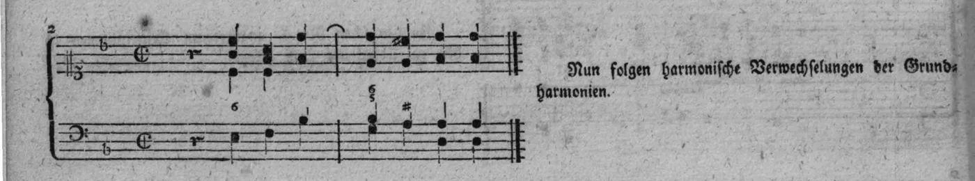 Notenbeyspiel, gedr. 98, Fünfte Strophe, Nro. 2