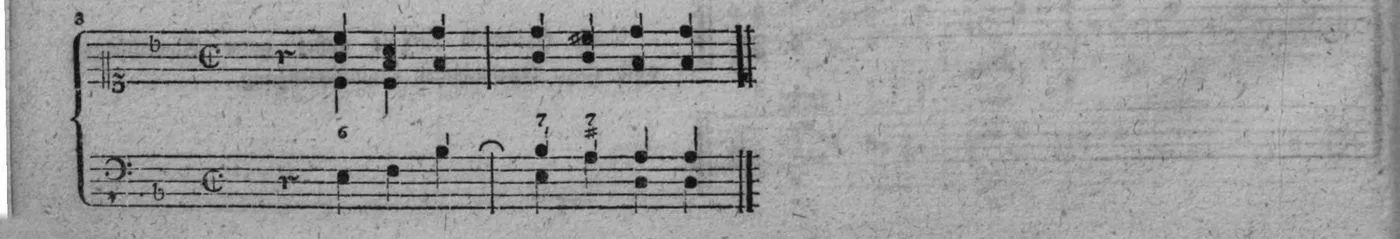 Notenbeyspiel, gedr. 98, Fünfte Strophe, Nro. 3