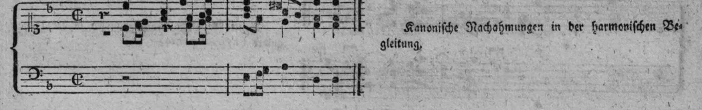 Notenbeyspiel, gedr. 99, Fünfte Strophe, Nro. 6