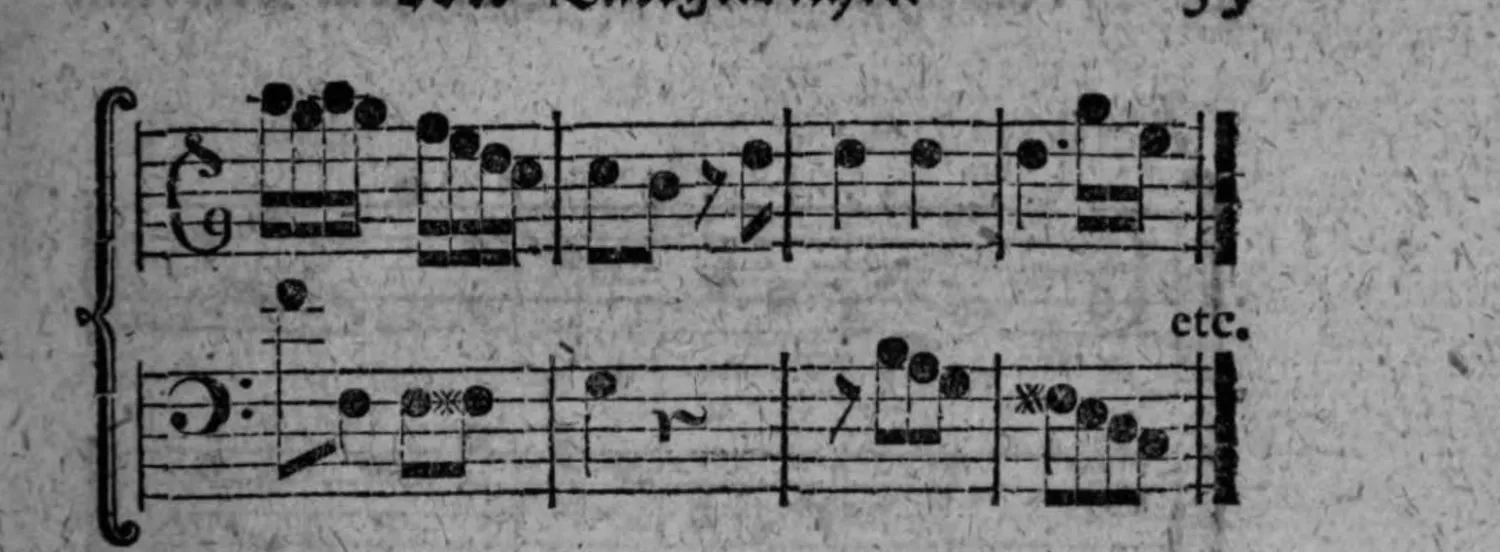 Notenbeyspiel: Fortsetzung und Ende des Allegretto-Beyspiels