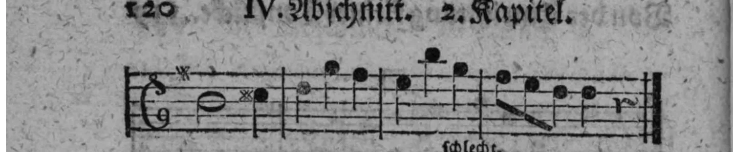 Notenbeyspiel: Fortsetzung und Schluß von fig. 8, mit der Beschriftung »schlecht.«
