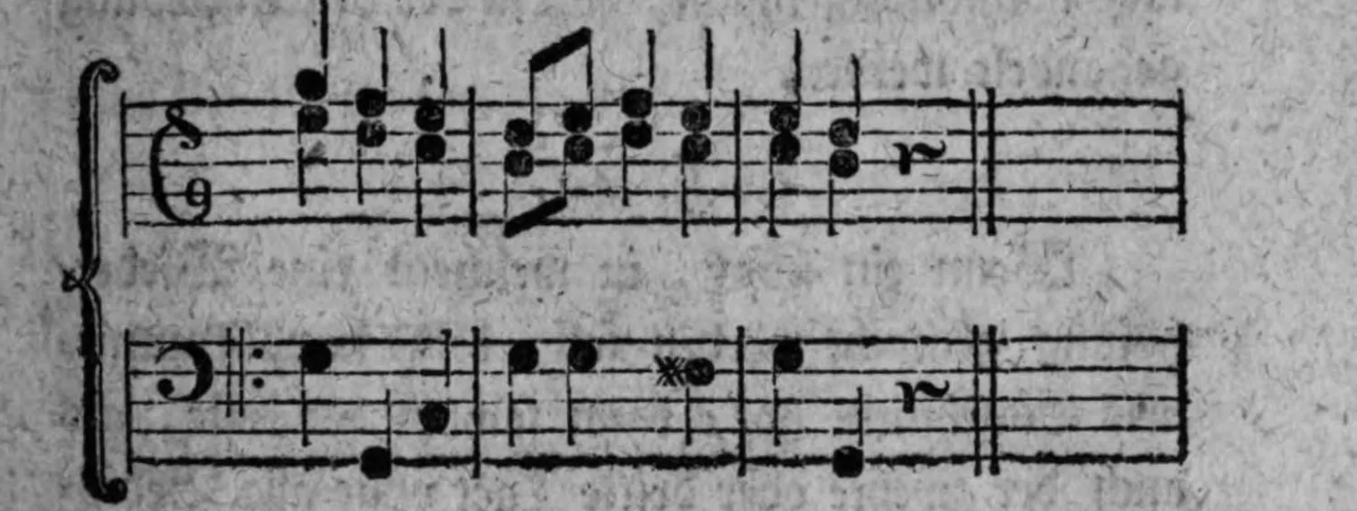 Notenbeyspiel: fig. 1, Fortsetzung, zweites (abschließendes) System