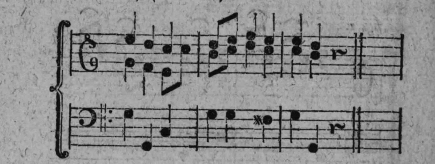 Notenbeyspiel: fig. 2, Fortsetzung, zweites (abschließendes) System