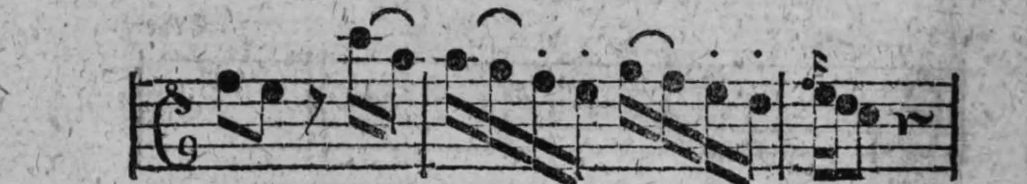 Notenbeyspiel: fig. 9, Fortsetzung, zweites System