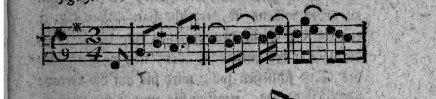 Notenbeyspiel: fig. 3, erstes System, 2/4-Tact