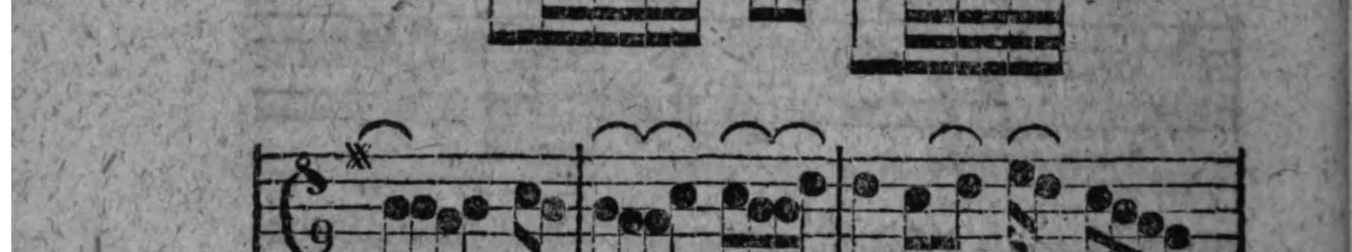 Notenbeyspiel: fig. 2, zweytes System (Fortsetzung)