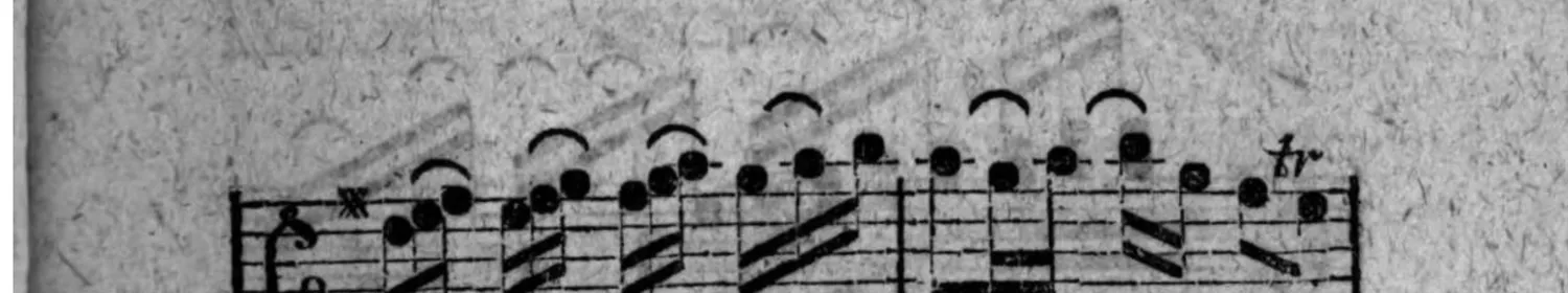 Notenbeyspiel: fig. 3, zweytes System (Fortsetzung)