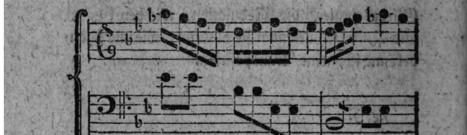 Notenbeyspiel: fig. 4, Fortsetzung, zweisystemig
