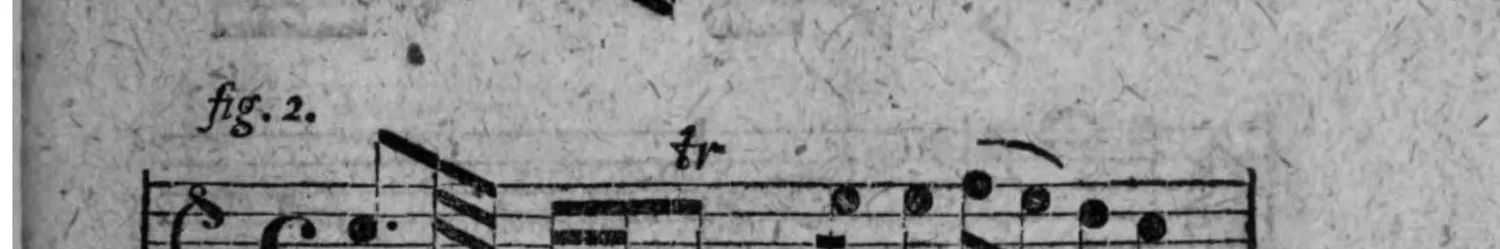 Notenbeyspiel: fig. 2, erstes System, mit Triller (tr)