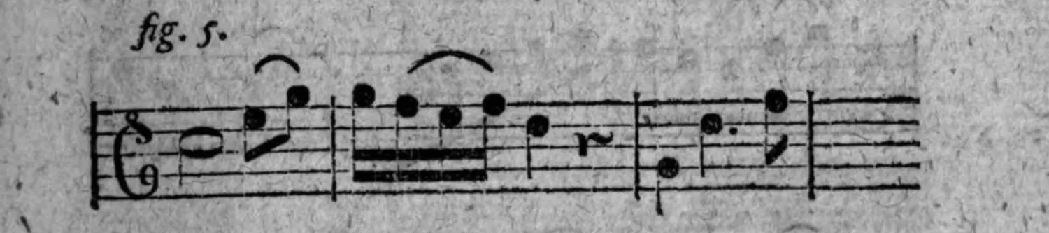 Notenbeyspiel: fig. 5, erstes System
