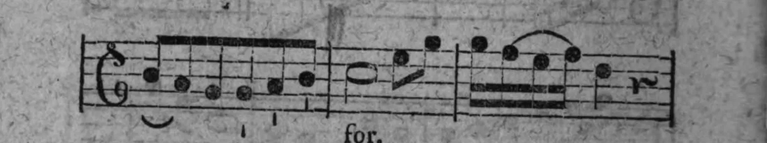 Notenbeyspiel: fig. 6, fünftes System, mit »for.« (forte)