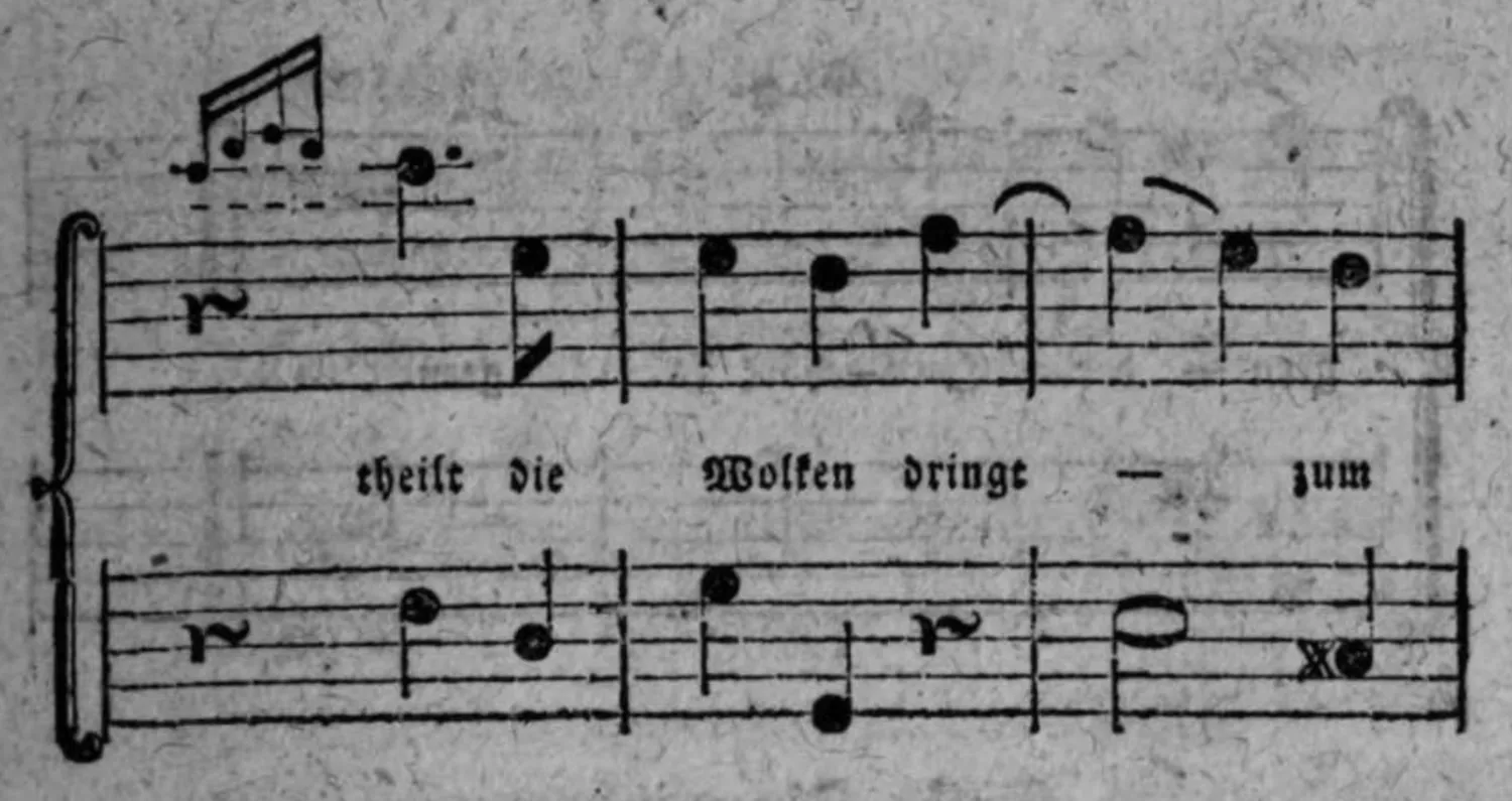 Notenbeyspiel: Fortsetzung, System 4